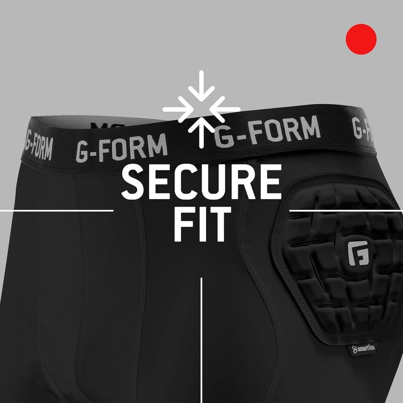G-Form Pro Padded Compression Shorts - Athletic Protective Gear for Basketball, Volleyball & Snowboarding - Image 4